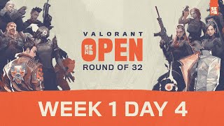 SKWAD Valorant Open | Round of 32 | Week 1 Day 4