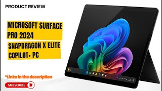Microsoft Surface Pro 2024 Review | Snapdragon X Elite Copilot+ PC — OLED Power & AI Performance!