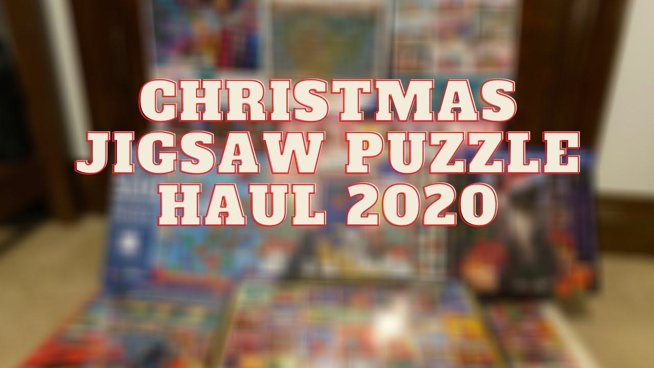 CHRISTMAS JIGSAW PUZZLE HAUL 2020