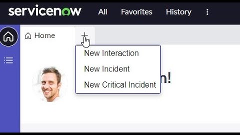 Configuring the new tab menu (plus sign) in ServiceNow Service Operations Workspace