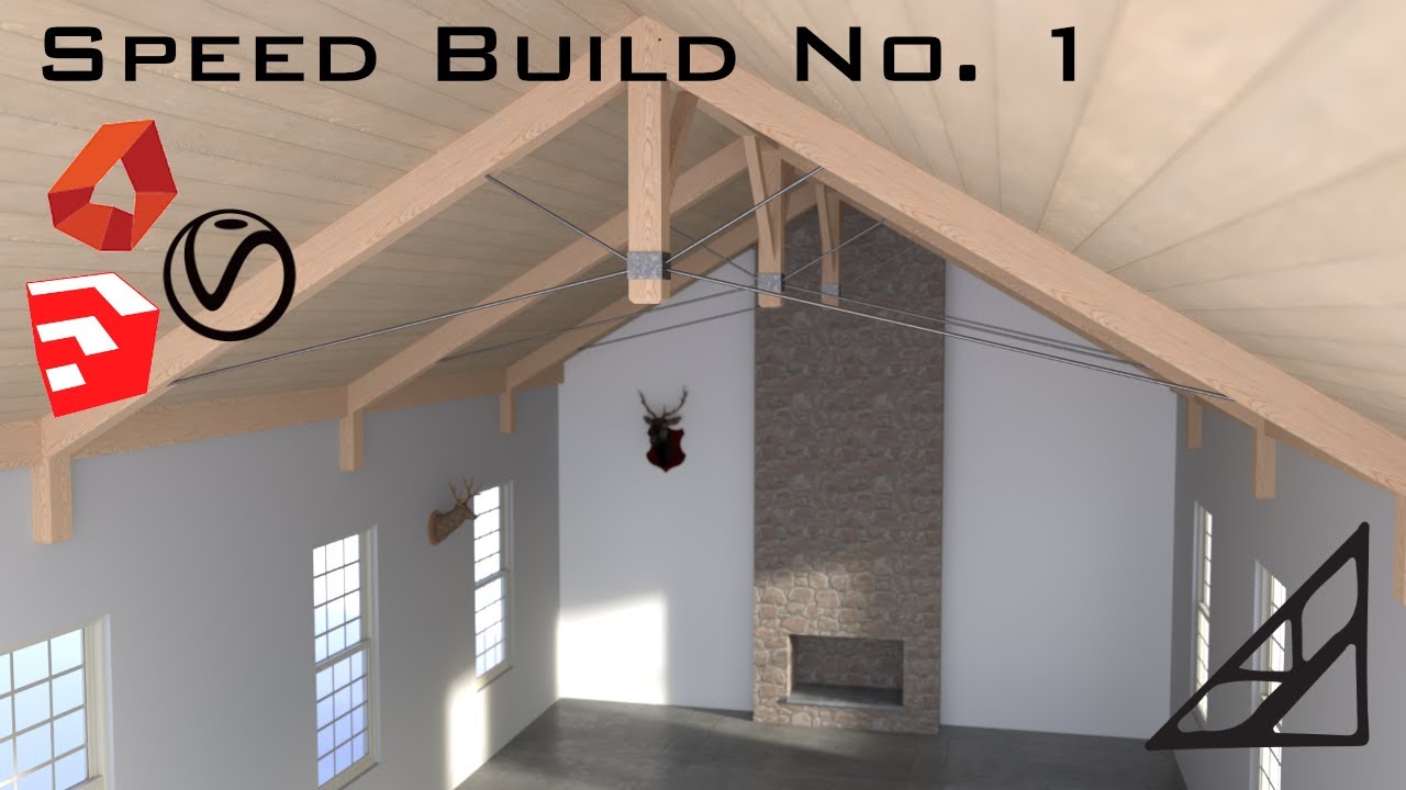 Speed Build #1 - Timber Frame Design Time-lapse