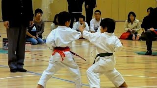 Olympic Karate "Basic Kumite" 1st and 2nd year finals