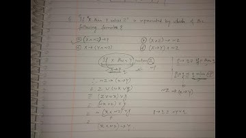 GATE CSE 2002 solution | Mathematical Logic