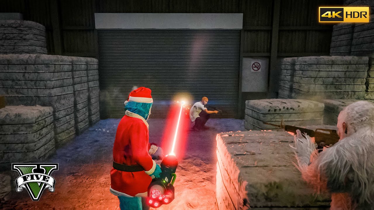 The Gooch Vaporizes Human With Laser Beam | GTA V | CEO Missions - YouTube