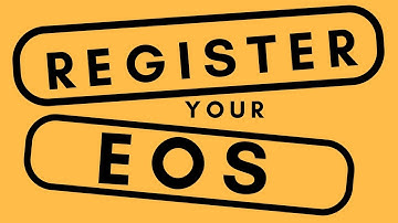 Register your EOS with EXODUS and MyEtherWallet |V2