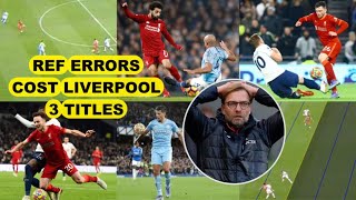 Liverpool Robbed 3 Premier League Titles by Shocking Ref Mistakes. Is this why Klopp is leaving?
