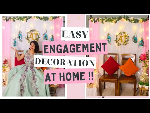 DIY ENGAGEMENT DECORATION IDEAS AT HOME - YouTube