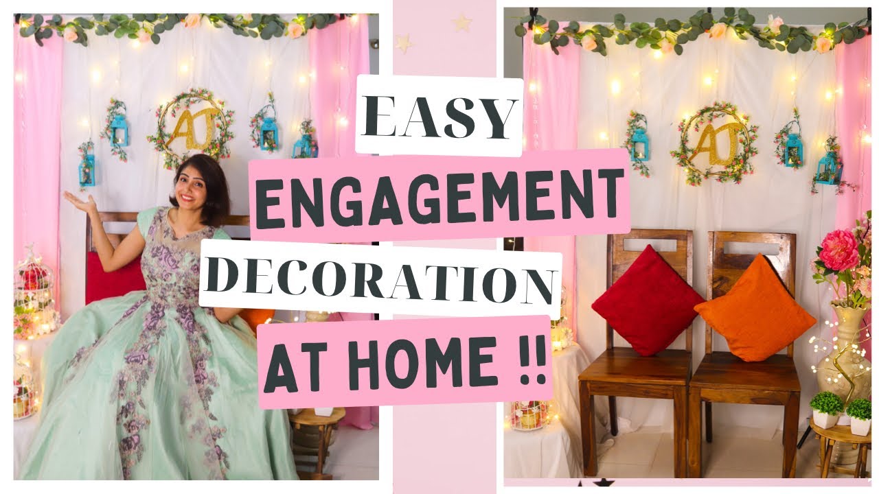 2022 Engagement Decoration ideas at home |Low Budget Decoration ...