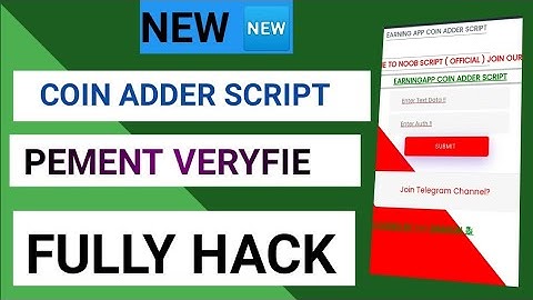 NEW EARNING APP COIN ADDER SCRIPT | HOW TO MAKE COIN ADDER SCRIPT | WITHOUT INVESTMENT EARNING APP
