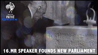 Mr Speaker Founds New Commons (1948) | British Pathé ...