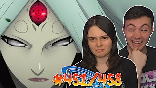 My Girlfriend REACTS to Naruto Shippuden Ep 451 & 458! (Reaction/Review)