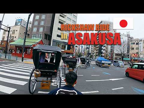 Discovering Asakusa's Charm on a Traditional Rickshaw Ride