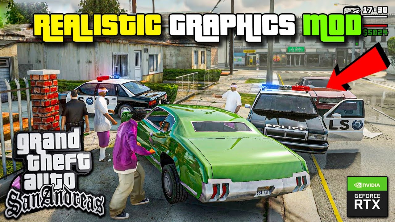 How To Install Realistic Graphics Mod In GTA San Andreas😍 - YouTube