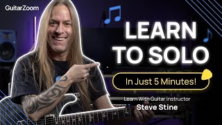 Learn to solo in 5 minutes - 6 Note Soloing Technique