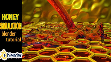 How to Make Honey Simulation in Blender 2.90 - Blender Tutorial