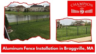 Aluminum Fence Installation  in Braggville, MA | Champion Fence, LLC