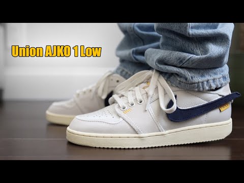 ユニオン×ナイキ UNION×Nike Air Jordan 1 Low KO Sail Leathe The Union LA x Air Jordan AJKO 1 Low SP Leather Sail Drops