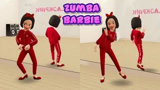 رقص زومبا | تعليم زومبا للمبتدئين زومبا اطفال مع باربي Zumba Dance