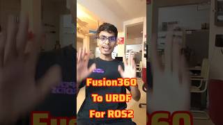 ros2 rviz from fusion360 #ros2 #robotics