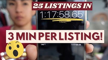 How Quickly Can I List and Crosslist 25 Listings on Poshmark, eBay, Mercari, and More?