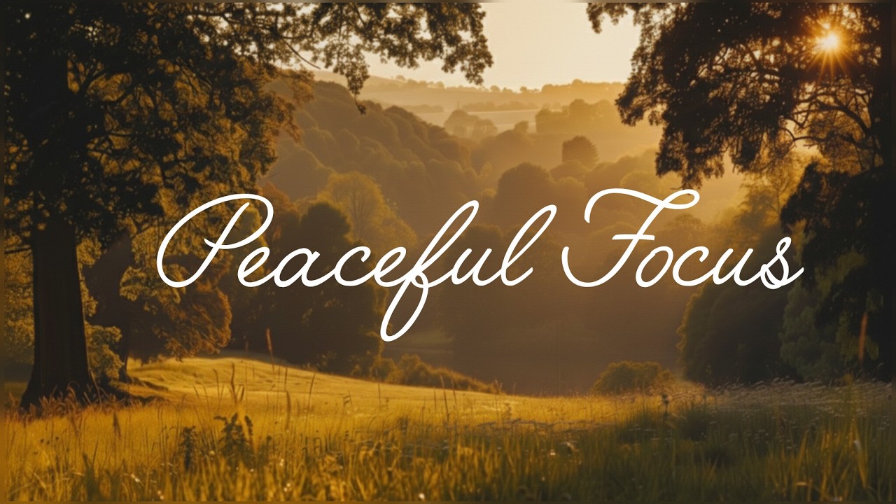 Slow Ambient Piano | Peaceful Focus | Space & Silence