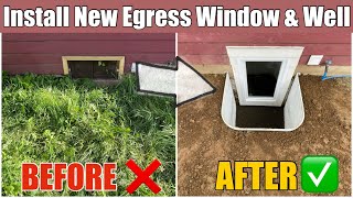 How To Cut A Concrete Foundation For A Brand New Egress Window Installation Window Well Step By Step
