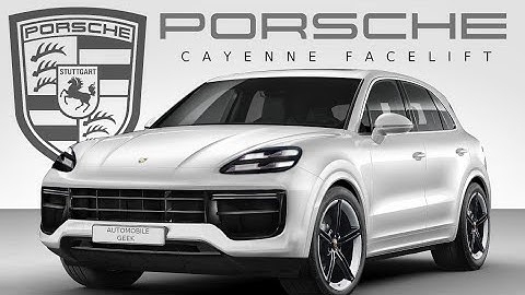 2024 PORSCHE CAYENNE more powerful renewed SUV