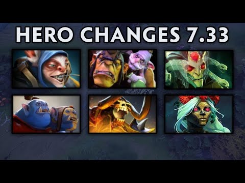 7.33 All Big Hero Changes (Spells, Aghanim's Scepter and Aghanims Shard)