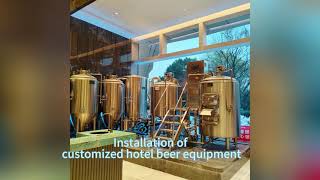 Installation of hotel beer equipment -BG