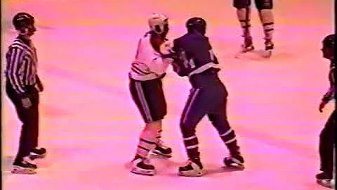 Donald Brashear vs Serge Roberge AHL Dec 22/92