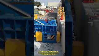 High-Performance Horizontal Wire Baler for Waste and Recycling Management #sustainablesolutions
