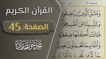 القرآن الكريم - الصفحة 45 || القارئ محمد حوري زاده