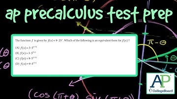 AP Precalculus Test Prep - Rewriting an Exponential Equation (Multiple Choice)