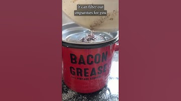 Essential bacon grease container for every kitchen