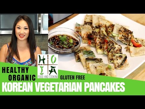 how-to-make-healthy-organic-gluten-free-vegetarian-korean-savory-pancakes-|-diane-yang-kirk-|-ep-11