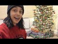 putting up the christmas tree and wrapping presents | clickformoretaz