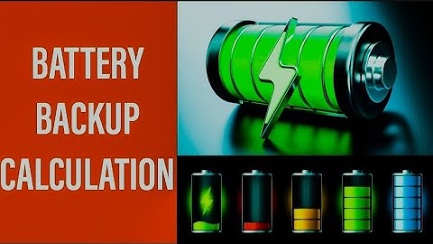 How to calculate battery backup | Inverter battery backup calculation for home |Battery backup hindi