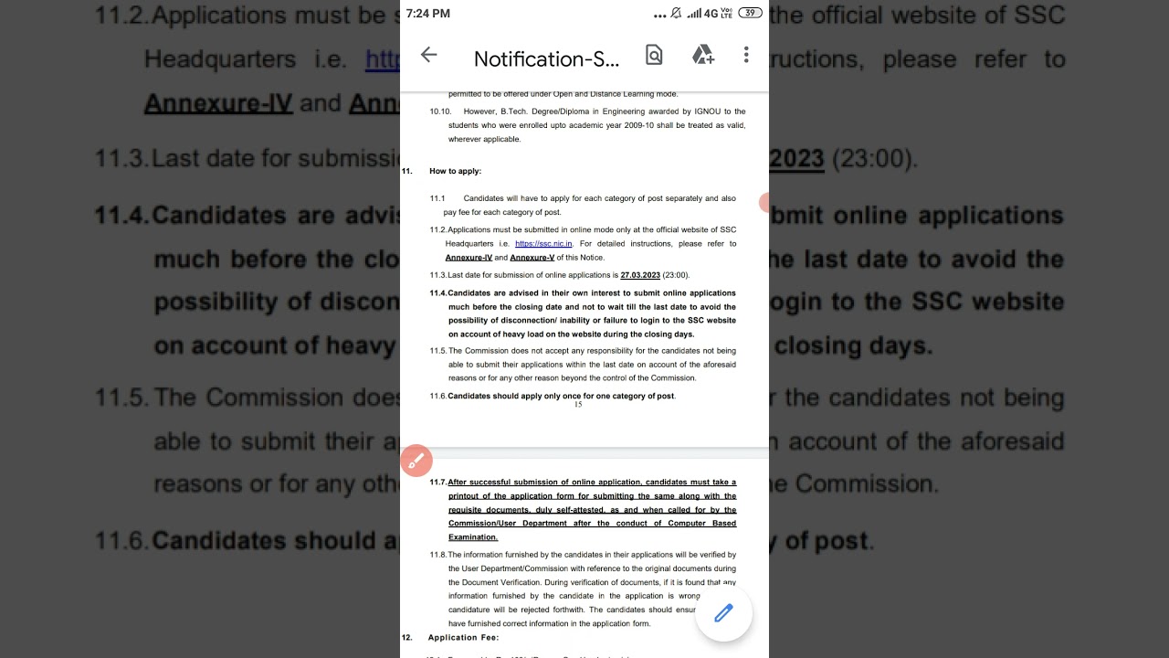 SSC Selection Posts (Phase-XI) Recruitment 2023 – Apply Online for 5369 Posts