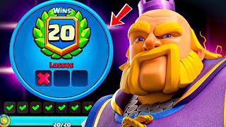 I Got 20 WINS with the #1 Royal Giant Deck