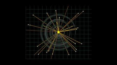 "Solar Examination" - Procedural Art in p5.js