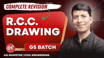 R.C.C Drawing | Lecture-03 | G5 Batch | BTEUP | Civil Engineering  @gtechpoly​