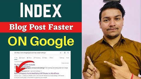 How to Instantly Index Your New Blog Post - Google index Problem Solved | Hindi