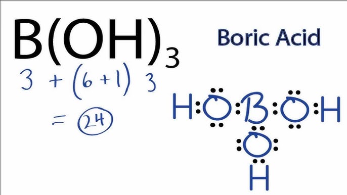 H3BO3 Lewis Structure: How to Draw the Lewis Structure for B(OH)3