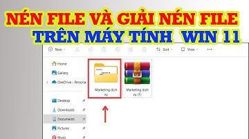 Cách nén file vào giải nén file trên win 11 mới nhất
