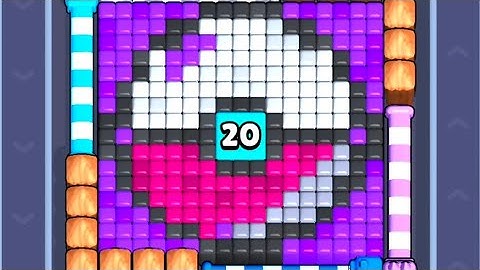 Pixel flow level 130 very hard level Walkthrough Solution 