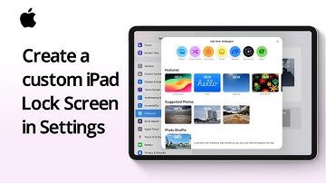 How to Create a Custom Ipad Lock Screen In Settings | Apple Support
