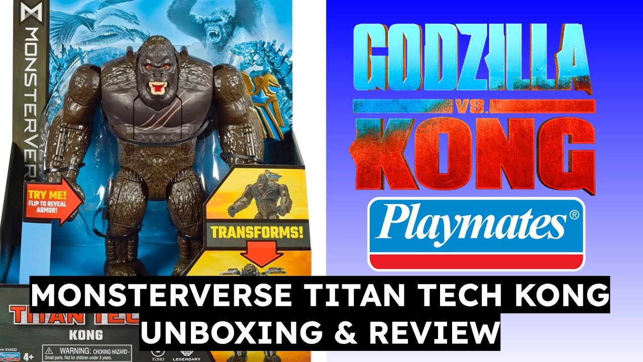 UNBOXING & REVIEW | Playmates Toys - MonsterVerse: Titan Tech Kong (Godzilla VS. Kong)