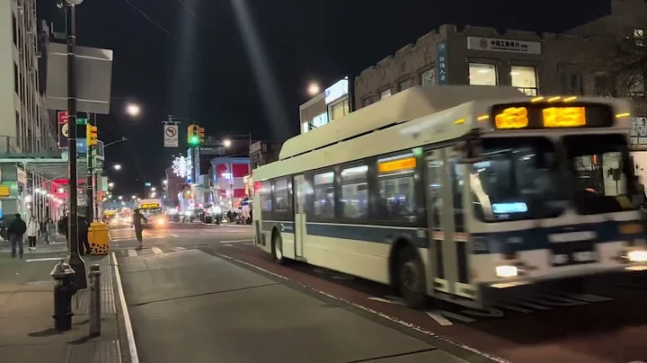 MTA | C40LFs On Q25, Q63 & Q66 VIA Main Street, Flushing