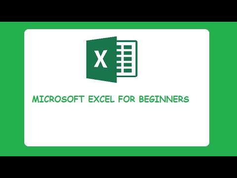 Excel for Beginners - Part 1: Overview - YouTube