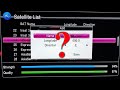 How to add new satellite or new tp in dd free dish mpeg4 set top box